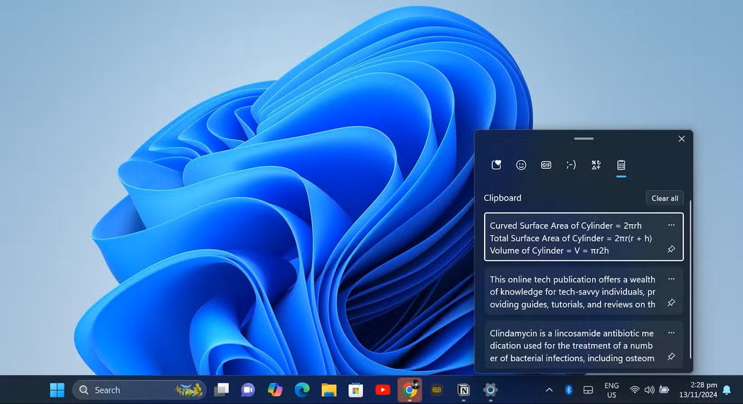 Udvidet udklipsholder Udvidede udklipsholder i Windows